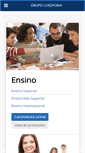 Mobile Screenshot of grupolusofona.pt